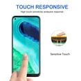 thumbnail image 2 of Mignova Screen Protector For Motorola 8 Tempered Glass 2.5D Arc Edges Screen Replacement Easy Installation High Definition Fingerprint Free For Motorola G8 6.4 inch -Black 1 Pcs, 2 of 6