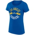 thumbnail image 2 of Women's G-III 4Her by Carl Banks Royal Los Angeles Chargers City Team Graphic Lightweight Fitted Crewneck T-Shirt, 2 of 3