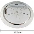 thumbnail image 2 of Rejilla de Ventilación NQ Redonda Ajustable de Acero Inoxidable 125 mm, 2 of 5