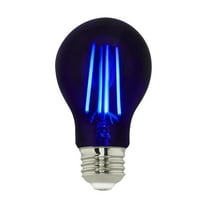 6.5 Watt - LED A19 - Black Light Bulb - Medium Base - 120 Volt -  6 Pack