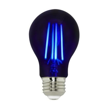 6.5 Watt - LED A19 - Black Light Bulb - Medium Base - 120 Volt -  6 Pack