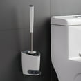 thumbnail image 1 of Toilet Brush No Dead Angle Toilet Brush Hanging Wall Type Household Artifact, 1 of 9