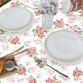 thumbnail image 6 of Pioneer Design Ladies Dishes Tablecloth, Floral Table Cloth, Vintage Tablecover for Oval Tables 60 x 84, Perfect for Kitchen Dinner, Restaurant, Holiday Picnic Party Table Cover, 6 of 6