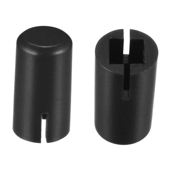 50 Pcs Plastic 5x9mm Pushbutton Tactile Switch Caps Cover Keycaps Black for 6x6x7.3mm Tact Switch