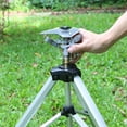 thumbnail image 3 of STYDDI Heavy Duty Impact Sprinkler on Tripod Base, Tall Metal Pulsating Telescoping Tripod Sprinkler for Large Area, Yard, Lawn, Garden, Waters up to 70 Ft. Diameter, Legs Extends Up to 36-inch, 3 of 9