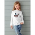 thumbnail image 2 of Freedom Butterfly Long Sleeve Toddler -Image by Shutterstock,  2 Toddler, 2 of 4