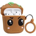 thumbnail image 2 of RV Funda linda para Airpod 1/2, diseño divertido y divertido para AirPods 1/2, fundas de silicona 3D para niñas, niños, hombres, funda para Air Pods 1/2 (árbol de raíz de bebé) oso de fresa Electrónica, 2 of 5