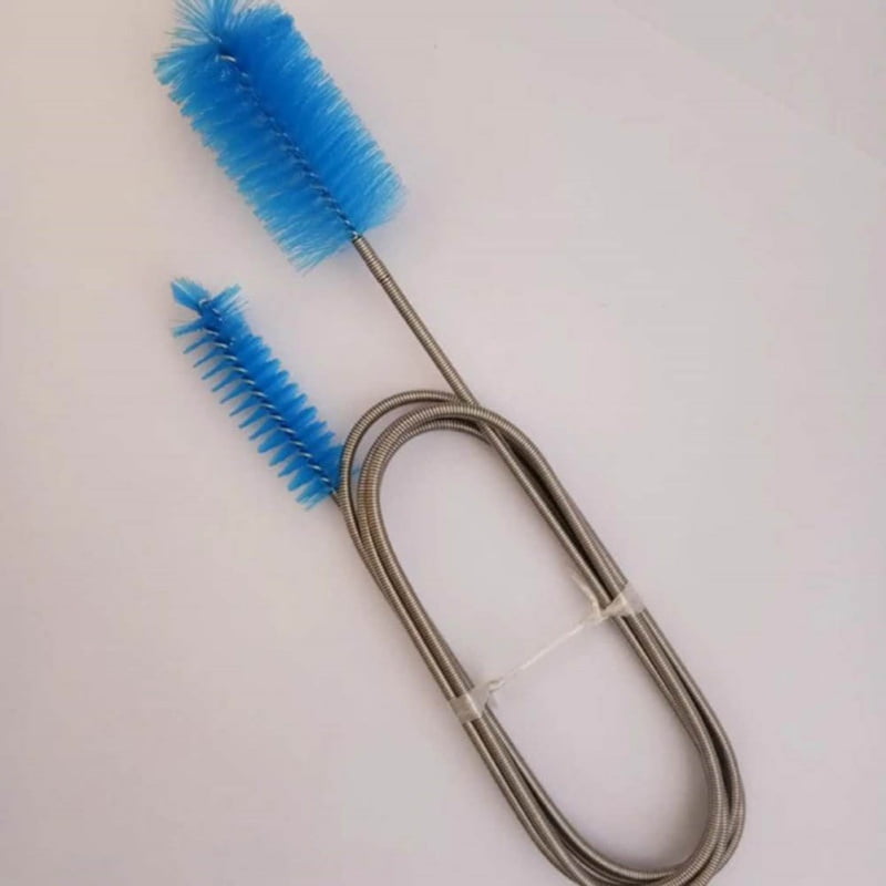Aquarium Flexible Cleaning Brush Fish Tank Stainless Steel Cleaning