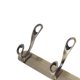 thumbnail image 2 of Perchero de pared de 4 ganchos dobles para baño, toallas y ropa, tono bronce, longitud de 350 mm, 2 of 3