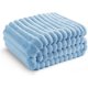 thumbnail image 1 of Blue Fleece Blanket for Couch - Super Soft Cozy Blankets for Women, Cute Small Blanket for Girls, 60x80 Inches, 1 of 4