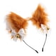 thumbnail image 1 of Diadema con orejas de zorro, diadema de animales de Anime de peluche, diadema con orejas de gato de piel para Cosplay, disfraz de fiesta, accesorios para el cabello para niños y adultos Adepaton HFP-0278, 1 of 8