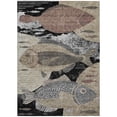 thumbnail image 2 of Addison Rugs Chantille Indoor/Outdoor Transitional Coastal Black Machine Washable Rectangle Rug, 3' x 5', 2 of 8