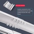 thumbnail image 5 of Double Row Silent Ceiling Curtain Track, Aluminum Alloy Ceiling Curtain Track, Partition Curtain Track for Bedroom Living Room Window Hotel, 5 of 7