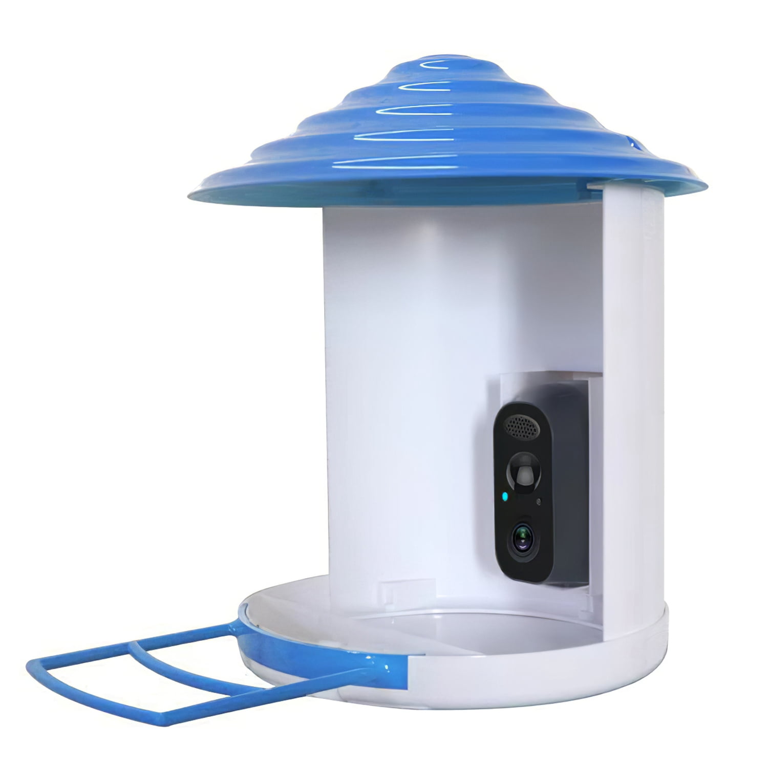 Smart Bird Feeder with Camera Identify 11,000+ Bird Species & 1080P HD Solar-Powered Wireless Outdoor Bird Feeder, App iCam365 & Two-Way Audio for Garden Bird Watching