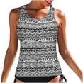 thumbnail image 2 of TIMIFIS Womens Blouson Tankini Top No Bottom Loose Fit Swim Top Modest Tank Top, 2 of 7