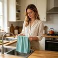 thumbnail image 5 of Coral Fleece Towels Microfiber Face Towel 13.78 x 29.53 Inch Ultra Soft Coral Fleece Washcloth Absorbent Quick-Dry Makeup Remover Cloth for Bathroom Gym Travel, 5 of 6