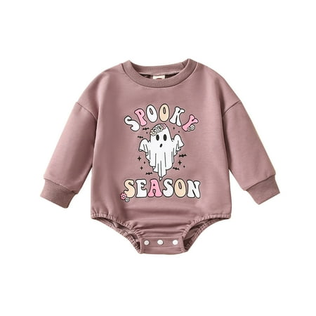 

Fozruso Baby Boys Girls Long Sleeve Cartoon Print Romper Toddler Clothes Sizes 6-12 Months