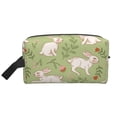 thumbnail image 2 of Uemuo Cute Rabbit And Flower Pattern Portable Toiletry Bags with Handle, Waterproof travel Make up Bags for Women, Large Capacity Travel Cosmetic Bags, 2 of 9