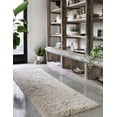 thumbnail image 6 of Loloi Mila Shag Solid Grey Area Rug, 6 of 6