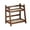 Dark Brown Color, variant on Unbranded Bamboo Condiment Organizer Countertop Coffee Station Rack 2-Tier Mug Storage Rack
