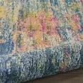 thumbnail image 6 of Nourison Celestial Abstract Blue/Yellow 2'2" x 10' Area Rug, (2x10), 6 of 7