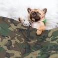 thumbnail image 2 of Flannel Throw Dog Blanket Retro Camouflage Pattern Soft Warm Print Pet Blankets for Small Dog Cat Puppy, 2 of 7