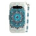 thumbnail image 3 of Galaxy S10 Plus Case, S10 PlusCase, Allytech 3D PU Leather Protective Cover & Pocket Lanyard Wallet with Cards Holder, Support Kickstand Slim Case for Samsung Galaxy S10 Plus, Peacock Flower, 3 of 7