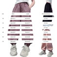 thumbnail image 2 of Girls Baggy Wide Leg Pants Kids Elastic Waist Parachute Track Pants with Pockets Tween Girls Trendy Clothes Bow Sweatpants, 2 of 3