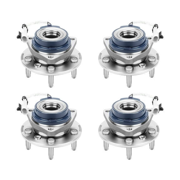AutoShack Front & Rear Wheel Hub Bearing Assemblies with ABS Replacement for 2006 Pontiac Montana 4-PC Set