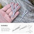 thumbnail image 2 of 4 Pcs Key Chain Heavy Duty Keychain Compact Holder Hanger Clothes Quick-Release Clip Metal Stainless Steel, 2 of 6