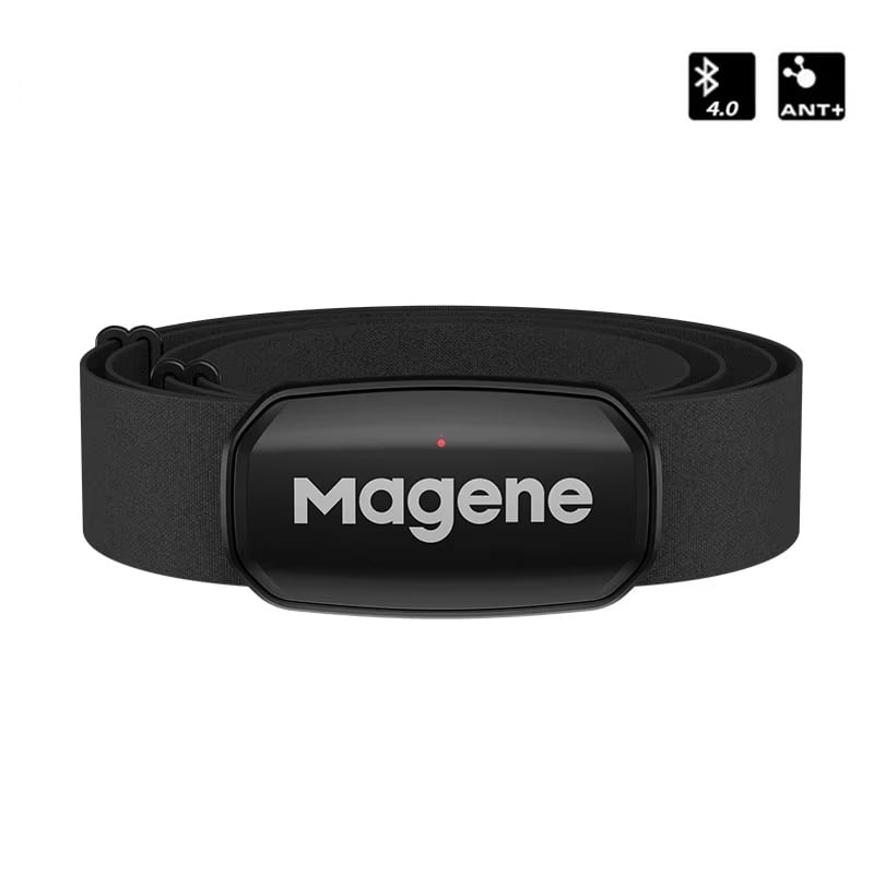 Magene H303 Heart Rate Monitor Chest Strap – Bluetooth & ANT+ Dual Mode Sensor for Cycling, Running, and Fitness