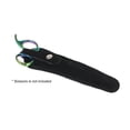 thumbnail image 3 of Graflsoa Black Leather Scissors Case for Home and Salon Use, Compact and Durable Design with Snap Fastener, Ideal for Barbers and Hair Stylists, Protects Scissors Effectively, Easy to Clean, Size, 3 of 6