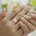 thumbnail image 3 of 2 Carat IGI Certified Radiant Shape Lab Grown Diamond Engagement Ring | 14K Yellow Gold | Kylie Eternity Lab Diamond Ring | FG-VS1-VS2 Quality Friendly Diamonds, 3 of 6