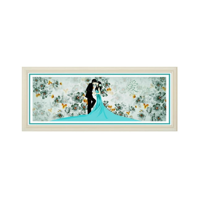 5D Diamond Painting Magic Cube Diamond Cross Stitch Forever Time Wedding Love Is Like Time Diamond Stitch Living Room