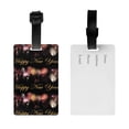 thumbnail image 2 of New Years Eve Luggage Tag Name Id Card Suitcase Labels Identifiers Pvc Baggage Tags, 2 of 6