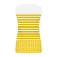 thumbnail image 3 of Jalioing Tank Tops for Women Plus Size Striped Print Scoop Neck Button Tees Oversized Summer Casual Sleeveless Shirts, 3 of 5
