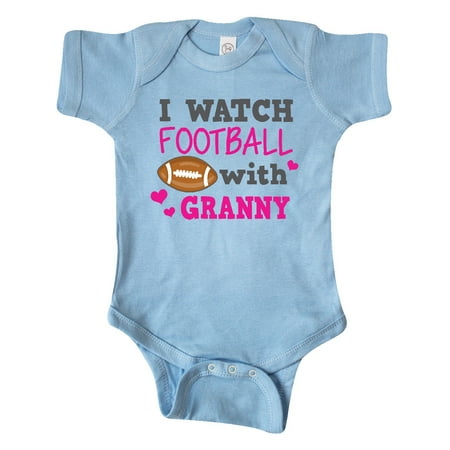 

Inktastic I Watch Football with My Granny Gift Baby Girl Bodysuit