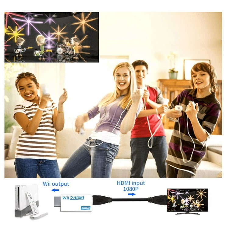 WiseGoods - Convertisseur Wii vers HDMI Premium - Adaptateur de