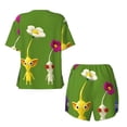 thumbnail image 5 of Lsque Pikmin Women's Short-Sleeved Pajama Set - 2 Piece Soft and Lightweight Sleepwear Set-X-Large, 5 of 9