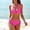 *Hot Pink, variant on Women's Halter Triangle Bikini Set,Side Tie Two-Piece Swimsuit,Beach Pool Low Waist Bathing Suit Hot Pink,Womens Plus XL