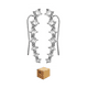 thumbnail image 1 of Aretes Mujer Trepador De 7 Zirconia Lab.G Plateado, 1 of 3