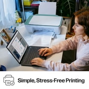 HP DeskJet 2942 Wireless All-in-One Color Inkjet Printer, 6 Months Free Instant Ink, Bristol Blue