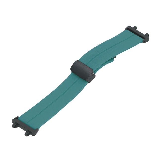 Correa de Reloj Correa de Reloj con Hebilla magnética Plegable Correa de muñeca de Repuesto Impermeable Deportiva de Silicona para Fenix 7S/6S/5S 0.87in OD Verde