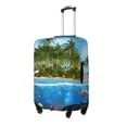 thumbnail image 2 of Haiem Island And Coral Reef Luggage Cover Printed Suitcase Covers for Luggage Elastic Washable Suitcase Protector Fits 18-32 Inch Luggage-Medium, 2 of 8