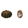 thumbnail image 1 of Cojines decorativos de calabaza de Halloween para sofá, cama, dormitorio o habitación. Marco de fotos pequeño de resina ornamentado para colgar o, 1 of 8