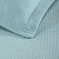 thumbnail image 6 of Superior Solitaire Cotton Decorative Bedspread and Sham Set, Full, Aqua, 6 of 10