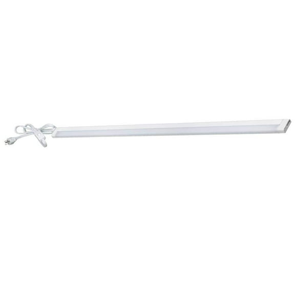 40 in. 64-Watt Equivalent Ultra Slim Magnetic Plug-in Intergrated LED White Strip Light Fixture 5000K 1000 Lumens