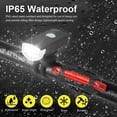 thumbnail image 2 of USB Rechargeable LED Waterproof Bicycle Headlight & Tail Light Set,Cycling Headlight with 3 Modes and Adjustable Bracket, 2 of 7