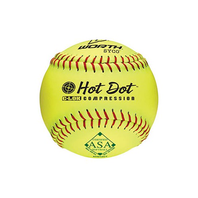 Hot Dot 12 Po. Asa Softball à Piqûre Lente