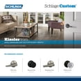thumbnail image 7 of Schlage Fc21-Elr-Kin Custom Eller Passage & Privacy Door Lever Set - Black, 7 of 7